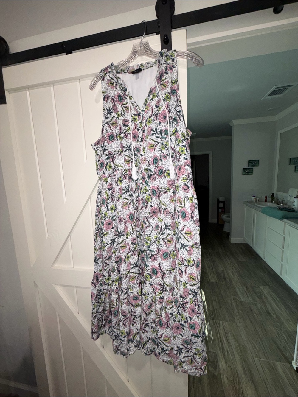 torrid Pink and Green Floral Maxi Dress